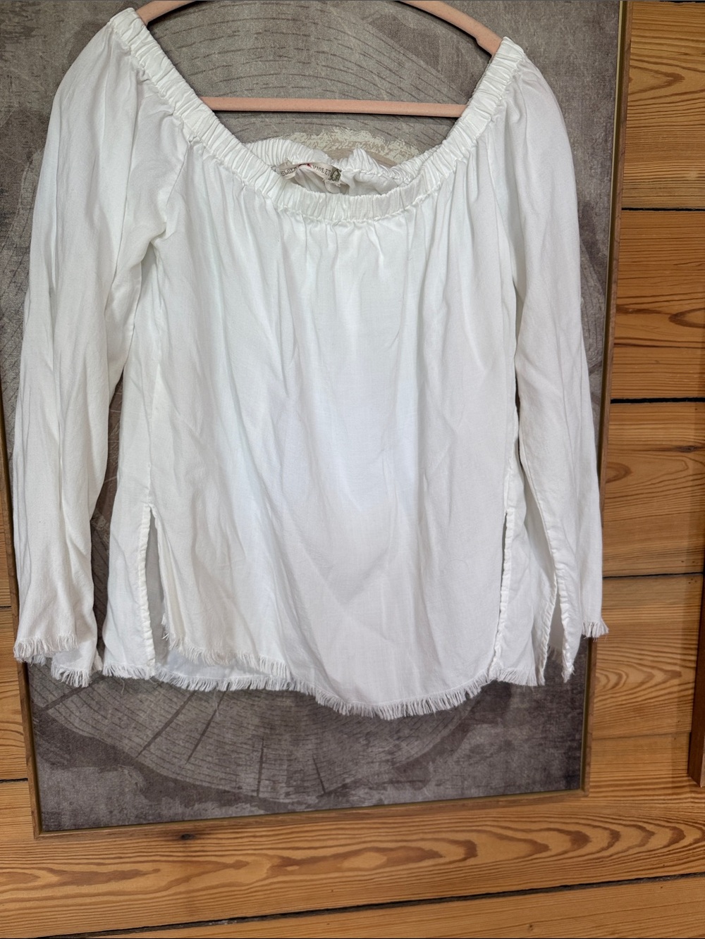 Chelsea & Violet White off the shoulder top